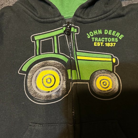 John Deere Size 4T Zip up Jacket  (A-7) - Picture 2 of 5
